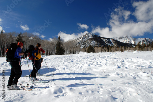 cross country skiers