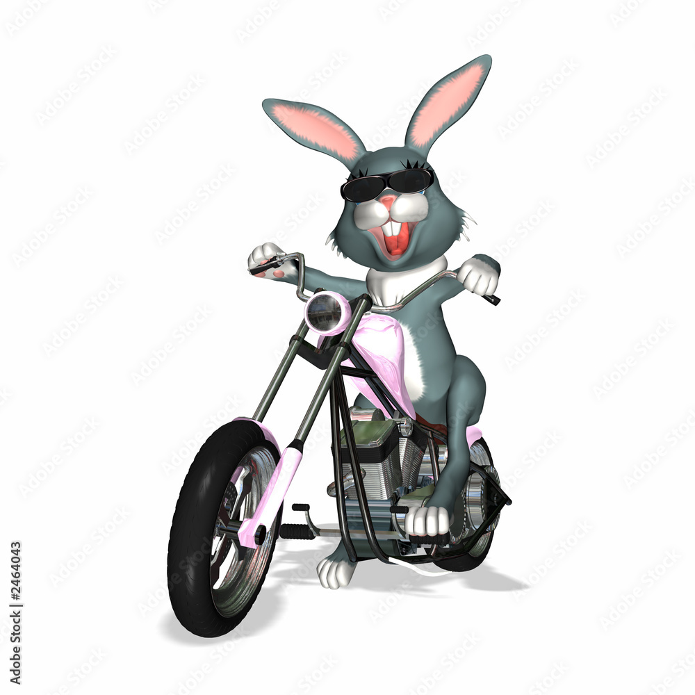 easter bunny chopper 1 Stock-Illustration | Adobe Stock