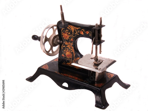 antique child's toy sewing machine