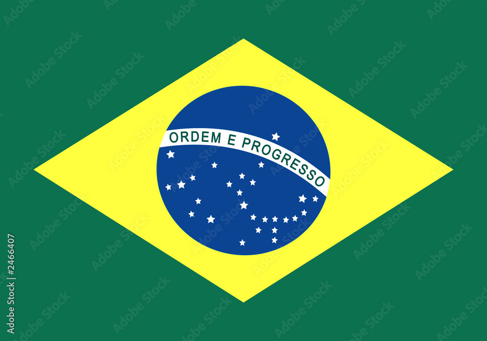 Obraz premium brazil flag