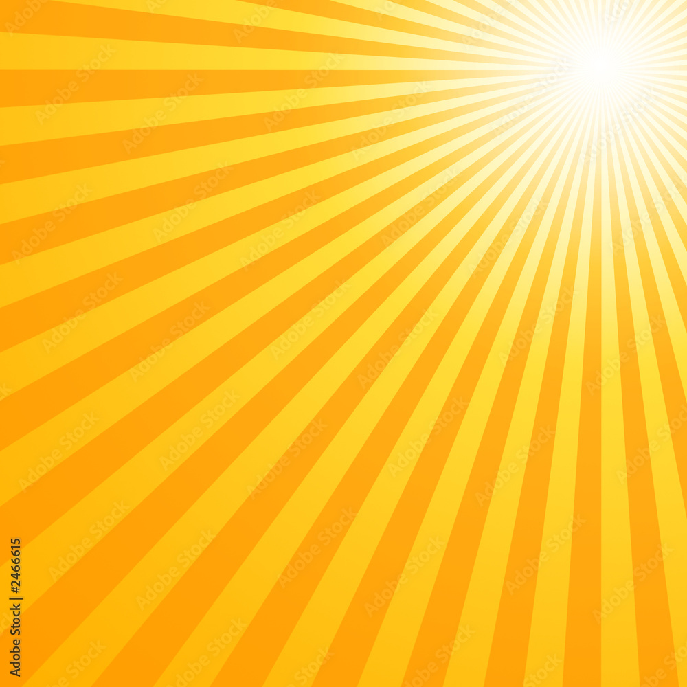 Obraz premium hot summer sun