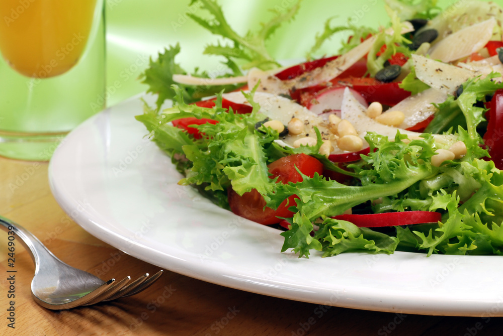 salad with parmesan cheese salad with parmesan cheese