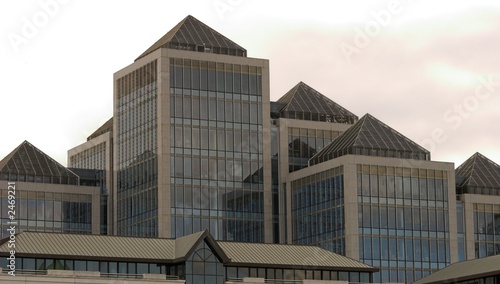 Photography pyramidal building