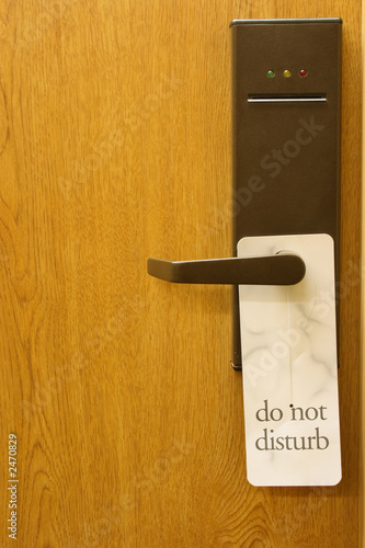 do not disturb