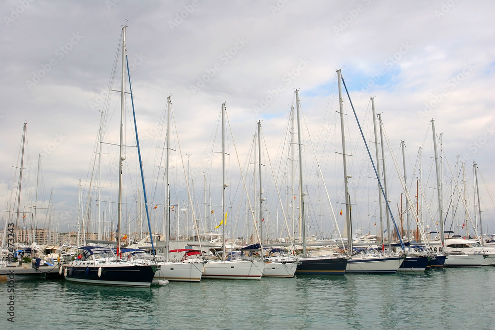 Fototapeta premium boats and yachts