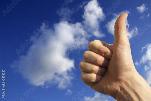 mano nel cielo