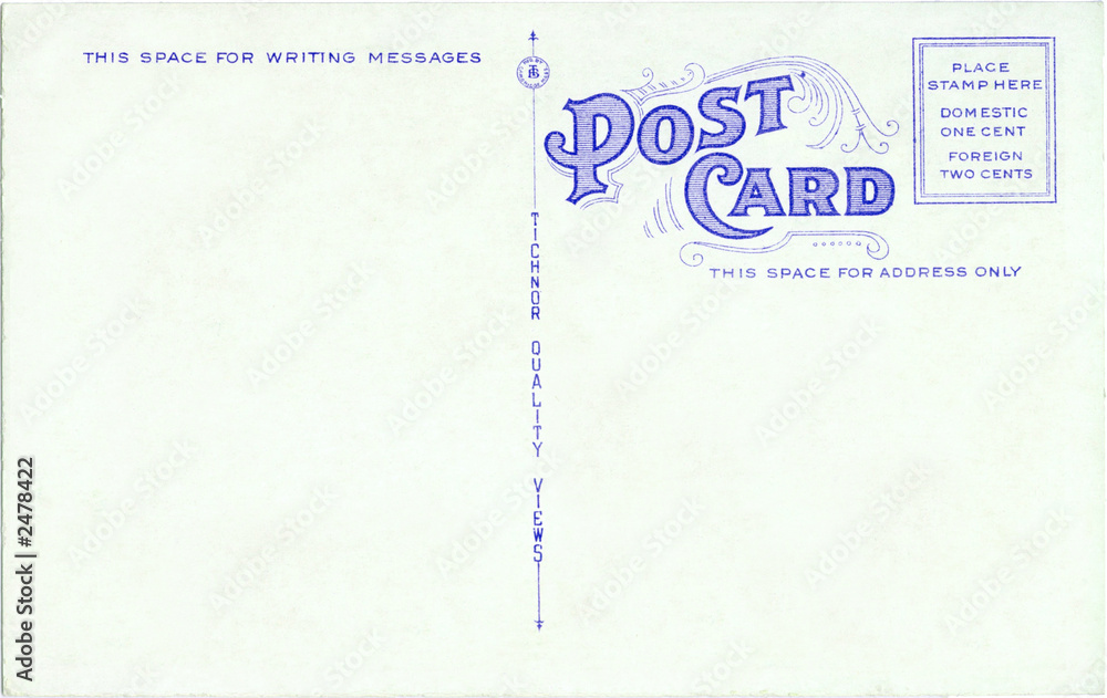 postcard - 1918
