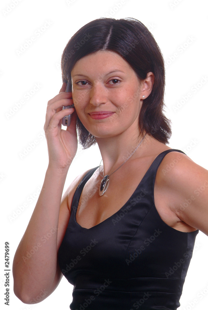 frau mit handy frau mit handy