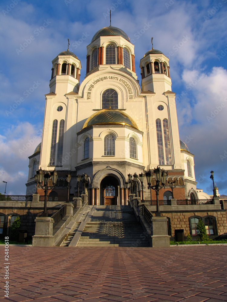 cathedral in the names of all saints. russia