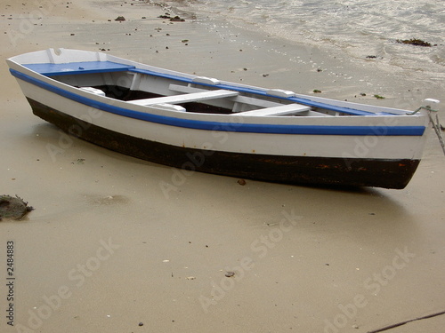 barque bleue photo