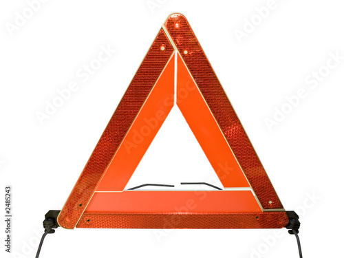 road warning triangle