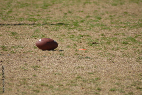 football on field
