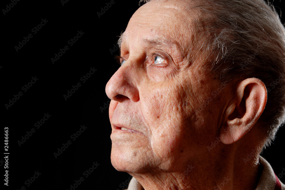 Obraz premium grandfather looking