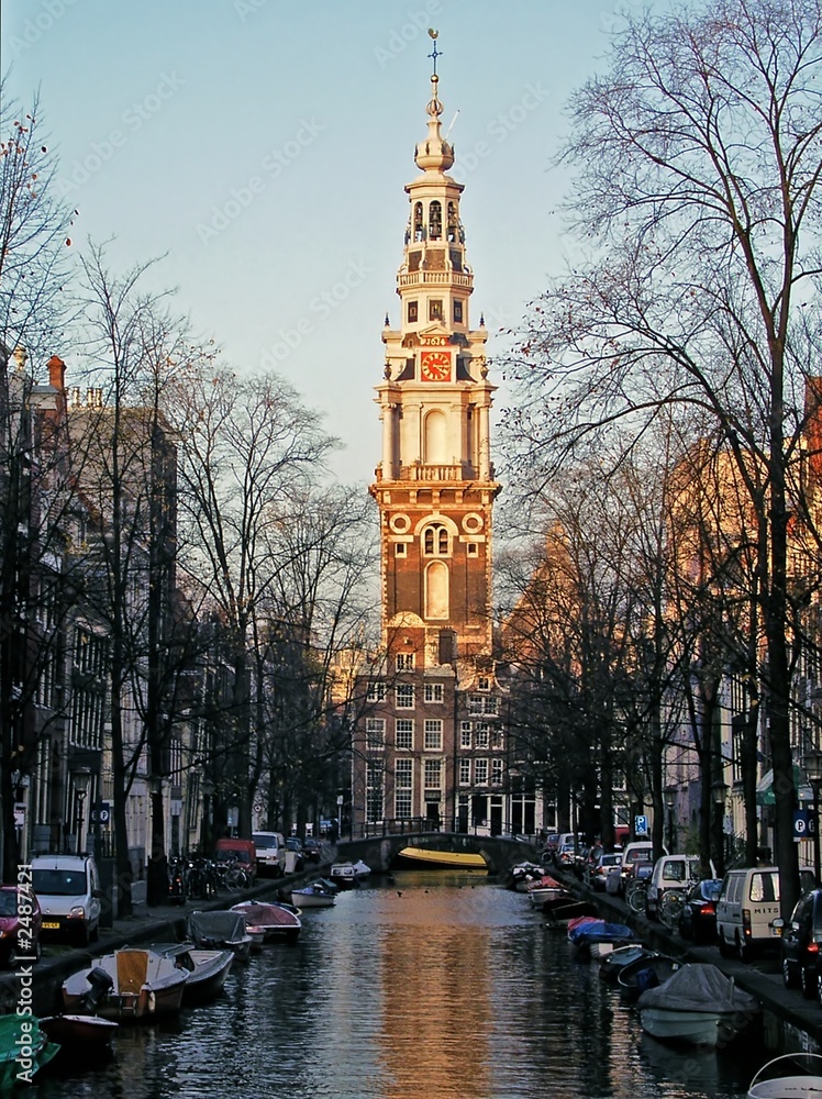 Fototapeta premium view at amsterdam city