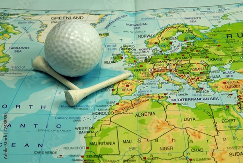 map and golf