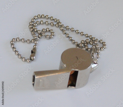 whistle on its side