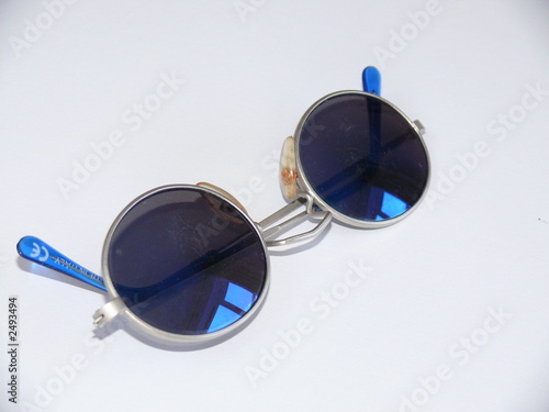 blue sunglasses