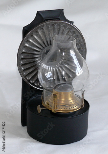 antique paraffin lamp