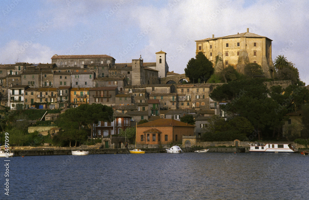 Obraz premium capodimonte, veduta del paese