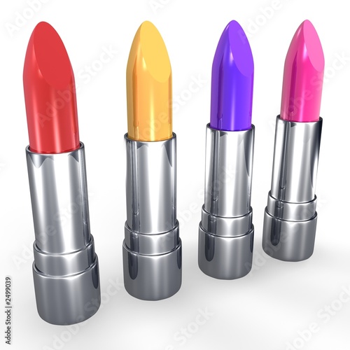 colorful lipsticks