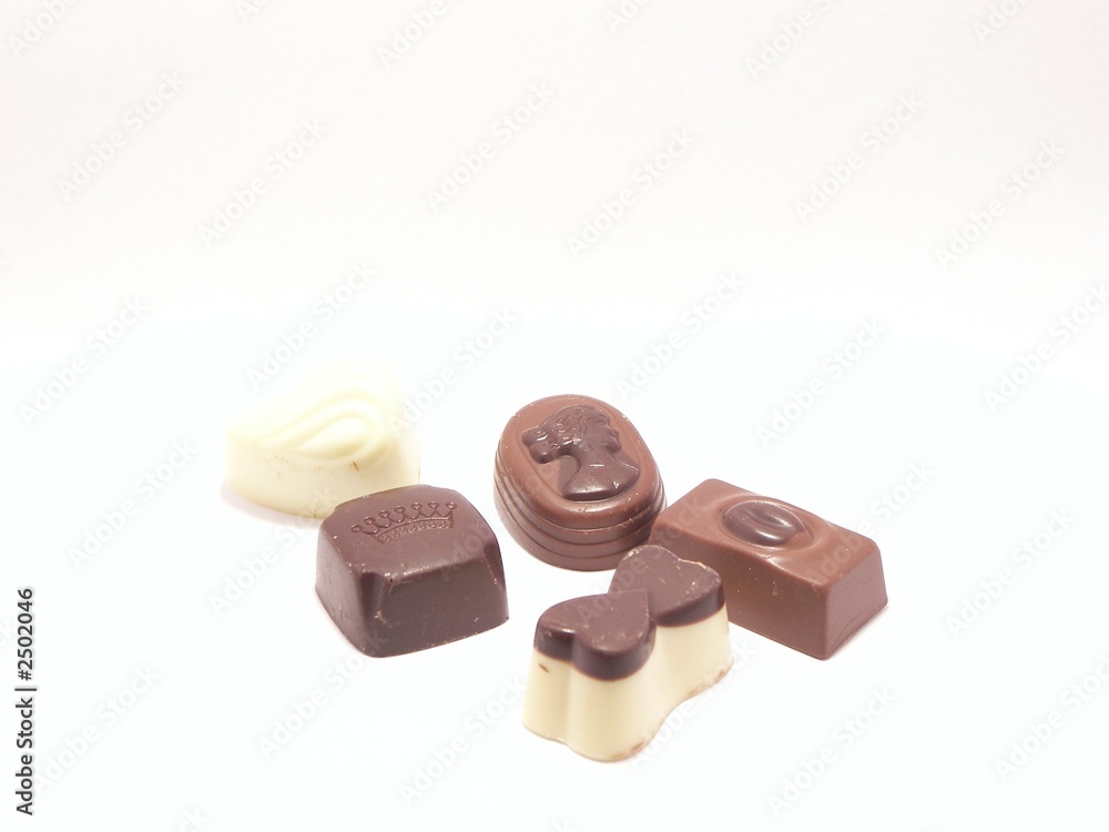 chocolat belge Stock Photo