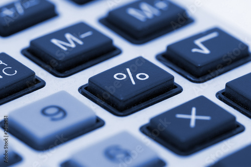 Obraz na płótnie calculator close up w salonie