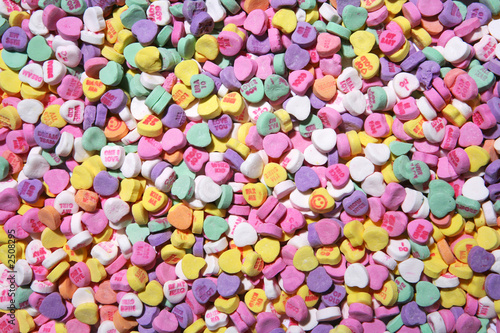 valentines heart candy background