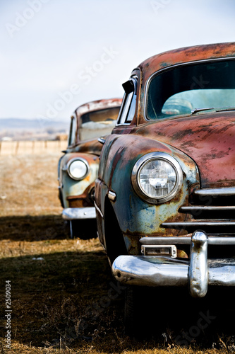 vintage cars vertical version