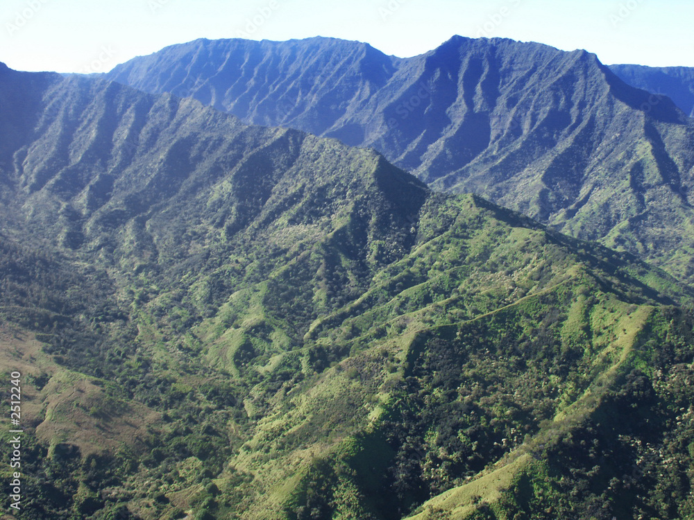 Naklejka premium mountain ridge