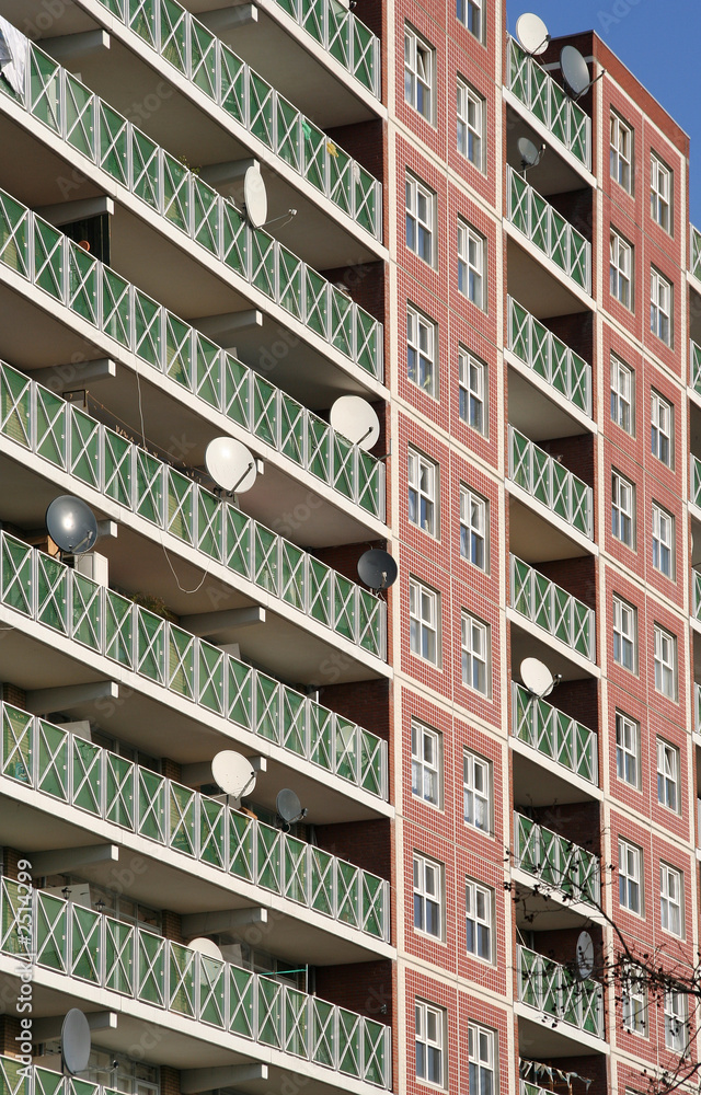 Obraz premium satellite dishes