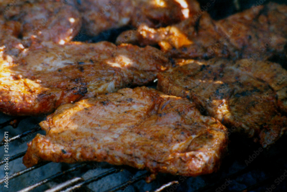 steaks auf grill