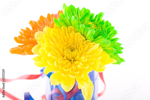 composition with flowers.