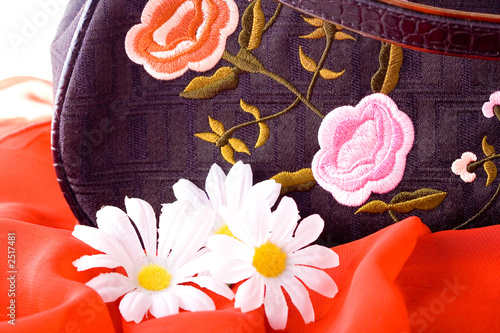 composition with flowers.