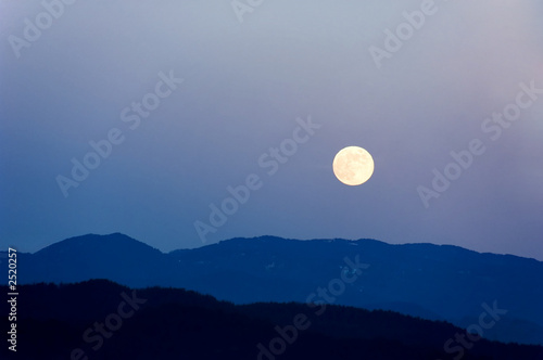 Quadro su tela full moon