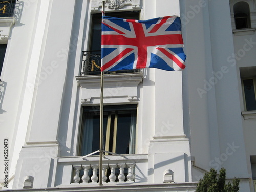 drapeau anglais à nice