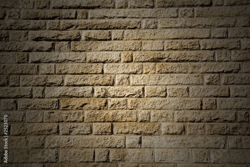 stone wall background with highlighted center