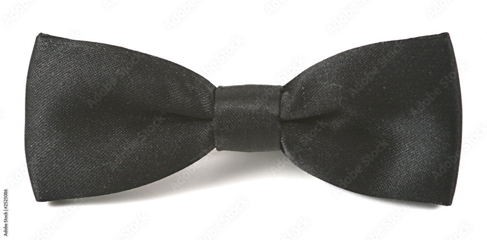 black bow tie on a white background black bow tie on a white background