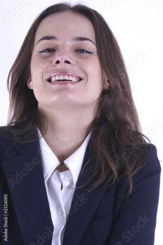 a smiling woman