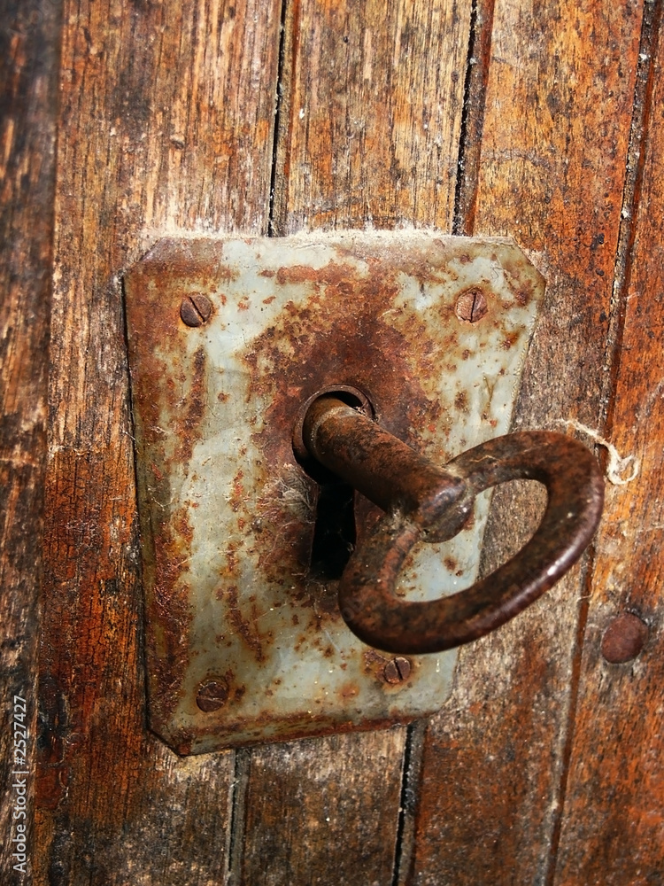 old iron lock 4