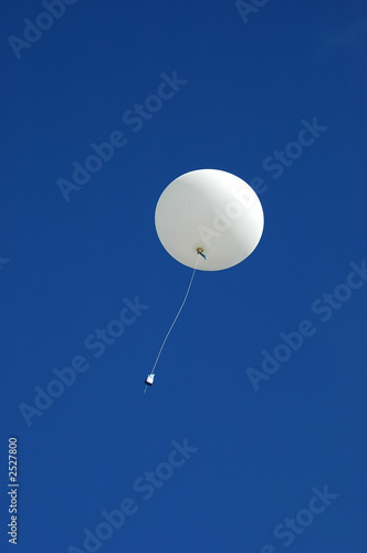 weather balloon ascending