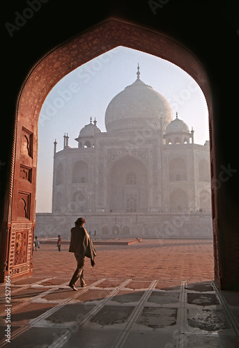 Tableau sur toile taj mahal in india