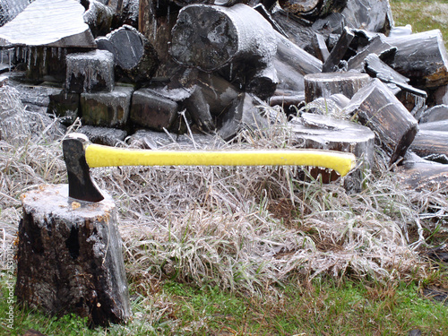 frozen axe