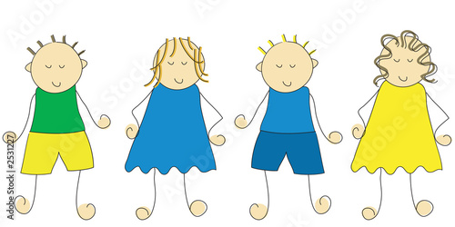 cartoon children