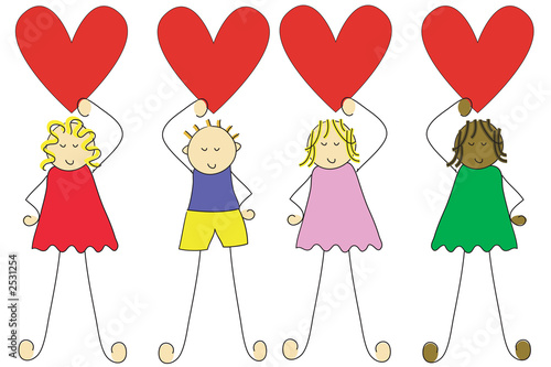 cartoon children