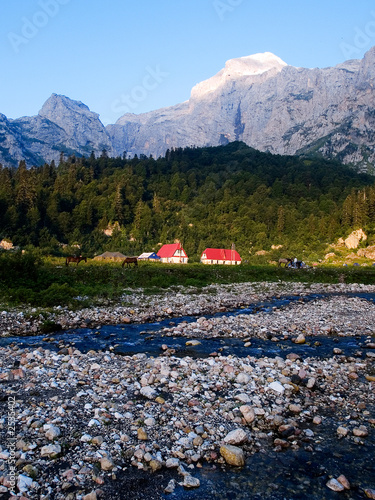 morning in mountains