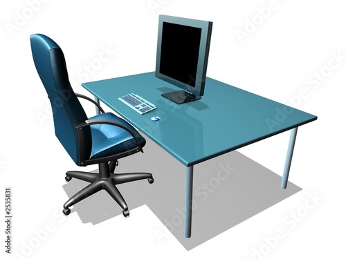 modern business desk