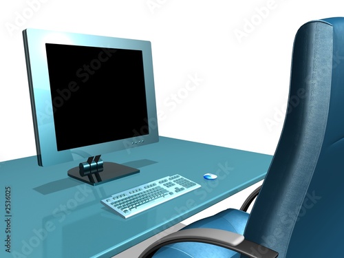 modern business desk