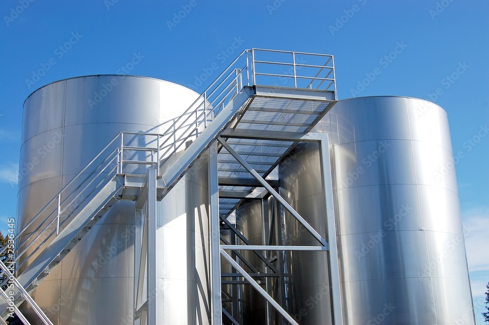 Fototapeta premium winery tanks