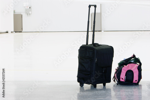 фотографія carry-on luggage and backpack