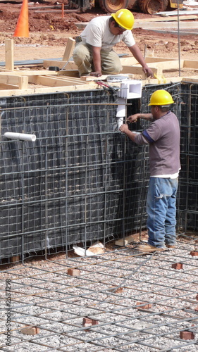 pool under construction